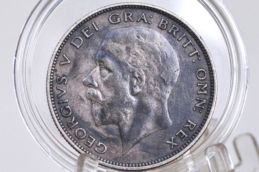 1933 Great Britain Half Crown - XF/AU - Silver 1/2 Crown 1933 United Kingdom HalfCrown Silver UK 1933 - Scarcer Date