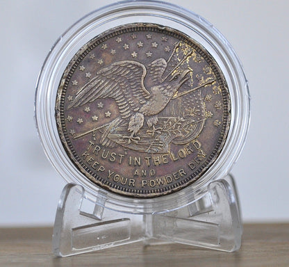 June 18th, 1916 Mexican Border Service Token - "Trust in the Lord' Mexican border service So Called Dollar Medal