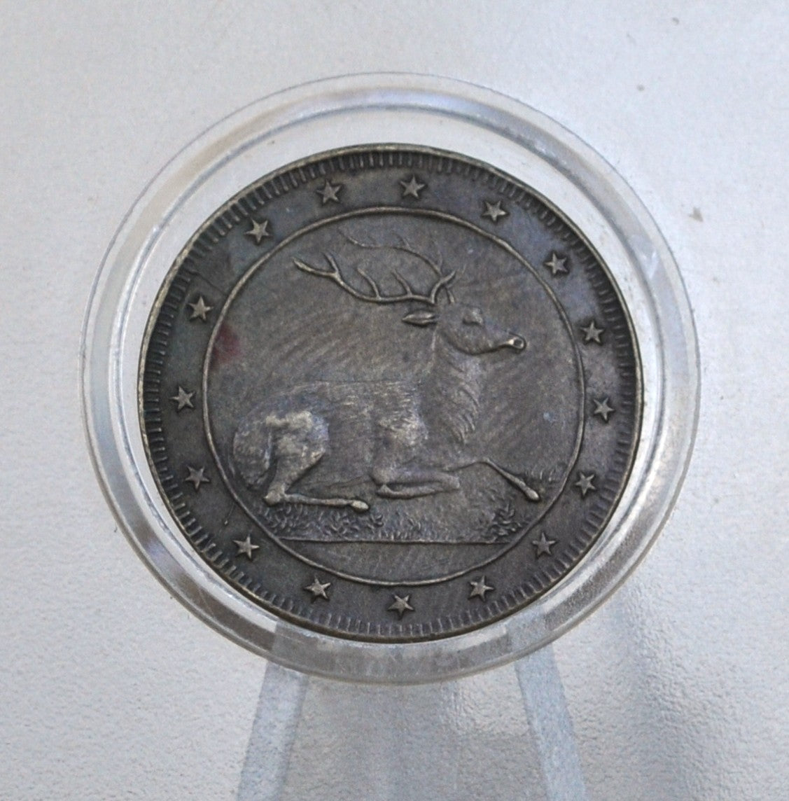 German Spielmark Deer and Horse Game Token - Deer/Horse German Speil Marke Token (ND)