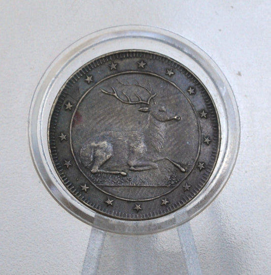 German Spielmark Deer and Horse Game Token - Deer/Horse German Speil Marke Token (ND)