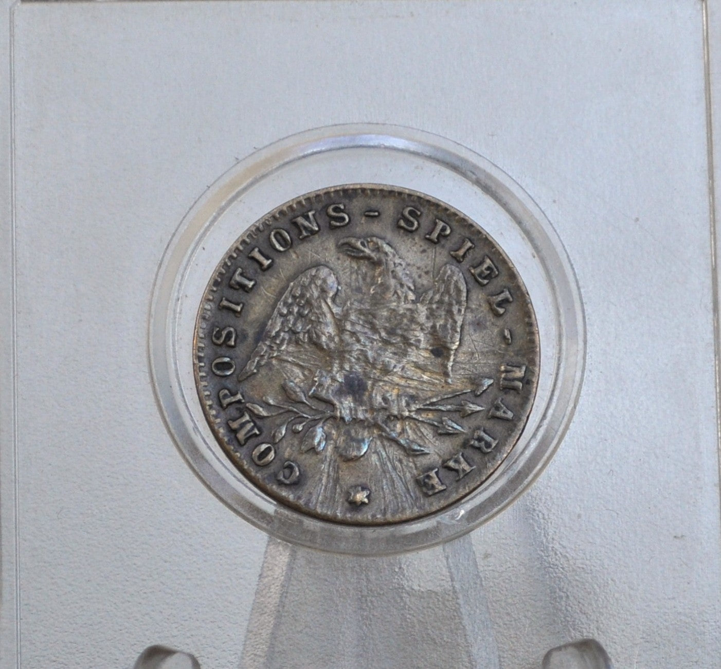 SP. Lady Liberty Composition Spiel Marke - Spiel Marke Featuring Lady Liberty and Bald Eagle