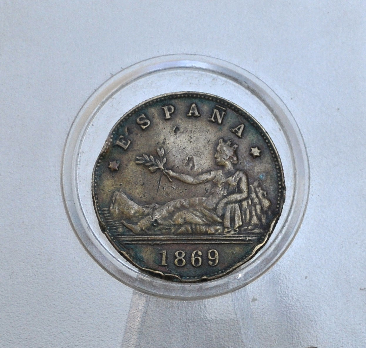 German Jeton España and 5D Counter Token - Espana /5D Eagle German Jeton Token