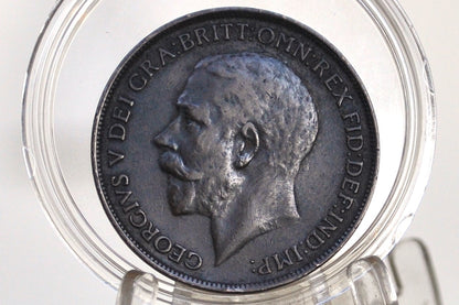 1913 Great Britain One Penny - Choose by Grade / Coin - UK Penny 1913 - Higher Grades