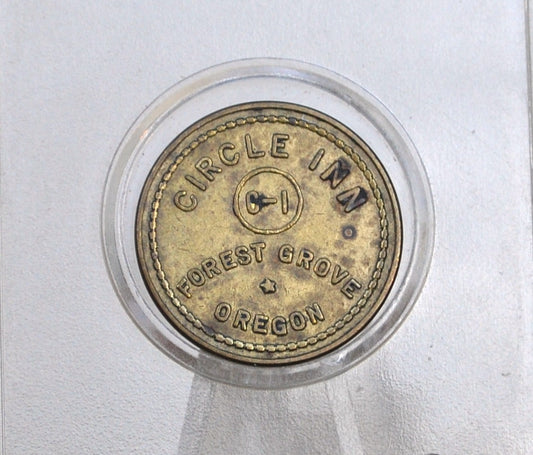 Circle Inn Forest Grove, Oregon 5 Cents in Trade Token - Five Cents in Trade for the Circle, Inn located in Forest Grove Oregon Token