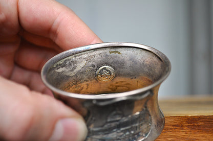 Antique K&C Co Quadruple Plate Washington DC Capitol Building Napkin Ring - K&C Washington DC Napkin Ring - Capitol Building Napkin Ring