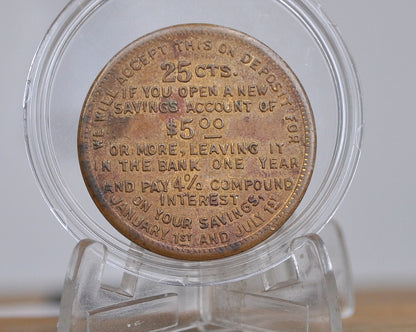 Gloucester National Bank Deposit Token - Gloucester, Massachusetts, Incentive Bank Token For Savings Account