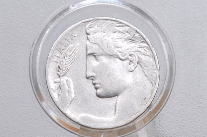 1922 Italian 20 Centesimi Coin - Vittorio Emanuele III - C.20 - Great Detail; Beautiful Design & Artwork - Italy 20 Centesimi -