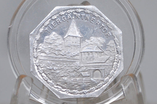 1920/1921 Nuremberg 20 Pfennig  - Tiergärtnertor - City of Nuremberg and Furth - Commemorative Coin -