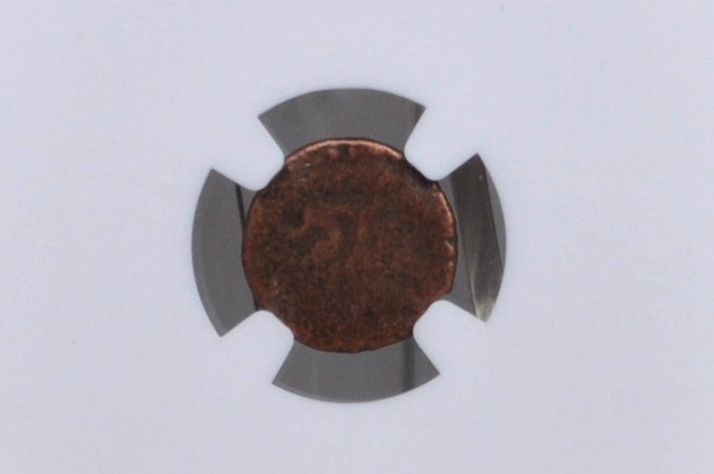 1847 Cambodia 2 Pe - Great Condition, PCGS Certified, Great Coin - Old Cambodian 2 Pe Hamsa Coin - With Chi -