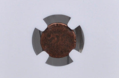 1847 Cambodia 2 Pe - Great Condition, PCGS Certified, Great Coin - Old Cambodian 2 Pe Hamsa Coin - With Chi -