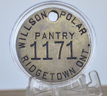 Ridgetown Ontario Willson Polar Pantry #1171 Token - Willson Polar Pantry Ridgetown ONT. Token