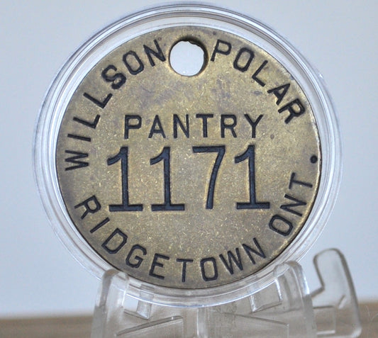 Ridgetown Ontario Willson Polar Pantry #1171 Token - Willson Polar Pantry Ridgetown ONT. Token