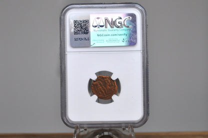 Ancient Western Roman Empire Horonius 393-423 AD AE3 (Nummus) - Late Empire - Ancient Coins - NGC Certified, Great Condition - (Copy)