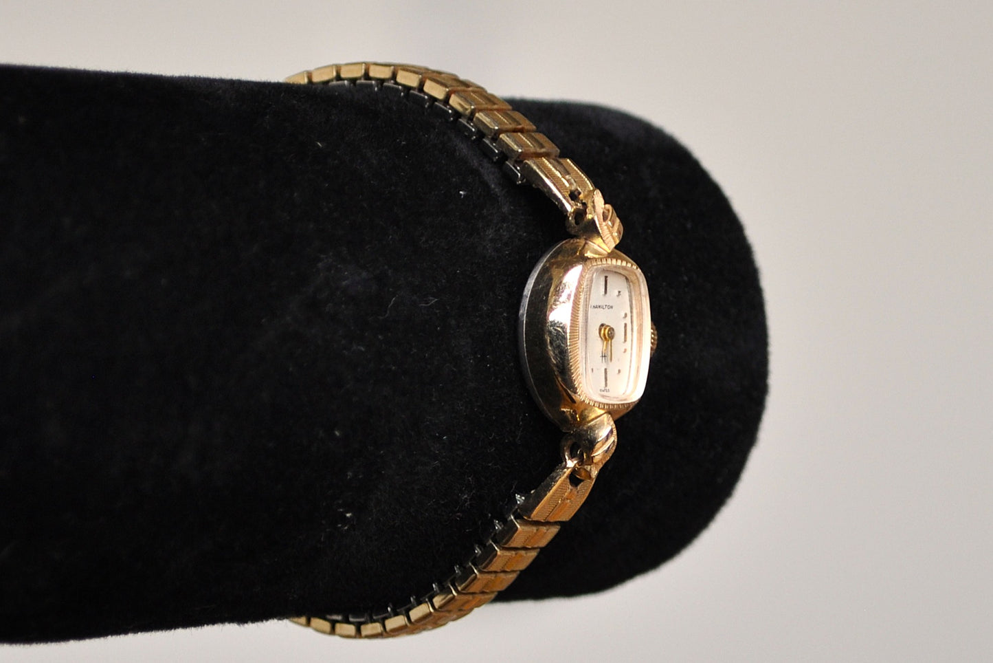 Vintage Hamilton 10K Gold Filled Bezel Watch - Hamilton Watch Sterling Silver Back - 10K Gold Filled Manual Wind Up Watch - For Repair or Parts - Not Working!