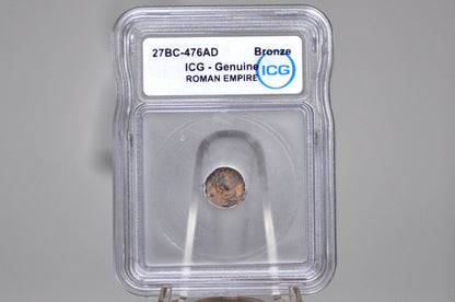 Ancient Roman Empire 27BC-476 AD AE Unidentified Roman Coins - ICG Certified - Ancient Coins -