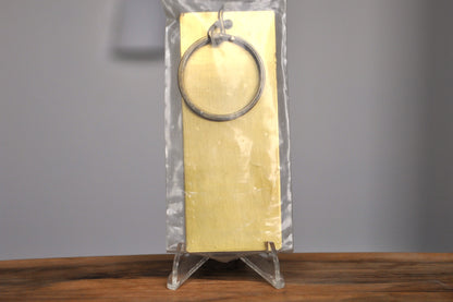 Vintage 1982 Brass "CATS" Gold Tone Keychain - Winter Garden Theatre Broadway Memorabilia - "CATS" Opening Night Brass Ticket Memorabilia - Unopened Brass Ticket Memorabilia