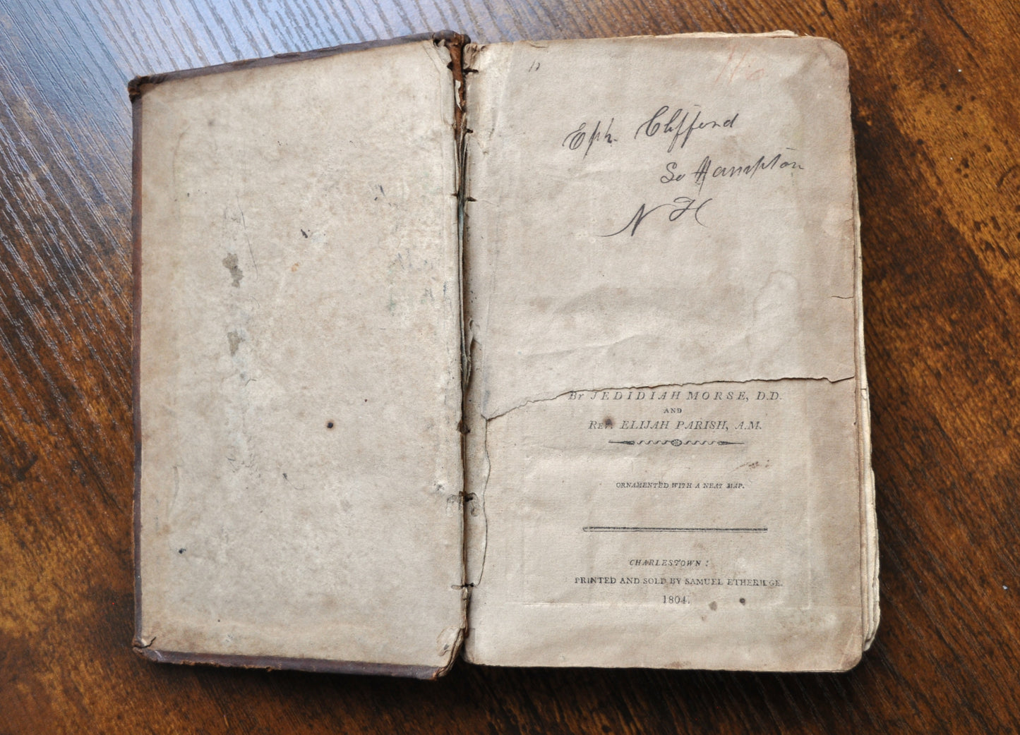 Compendious History of New England, 1804 by Jeridiah Morse and Elijah Parish - 1804 History of New England For Schools and Private Families