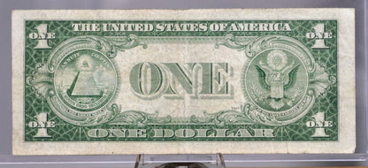 1935 E Silver Certificate 1 Dollar Note - Fancy Trinary Serial Number - 85405445 - 1935E One Dollar Blue Seal Fancy Serial Note - Fr#1614