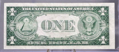 1935 E Silver Certificate 1 Dollar Note - Fancy Repeating Serial Number - 93900005 - 1935E One Dollar Blue Seal Cool Banknote - Fr#1614