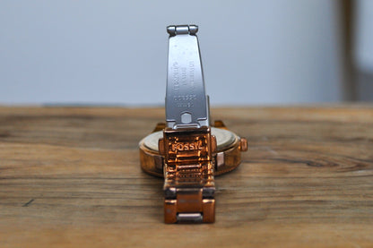 Vibrant Fossil Scarlette Rose Gold Multicolored Face Watch - Fossil Women's Scarlette Watch - ES4491 - Working!