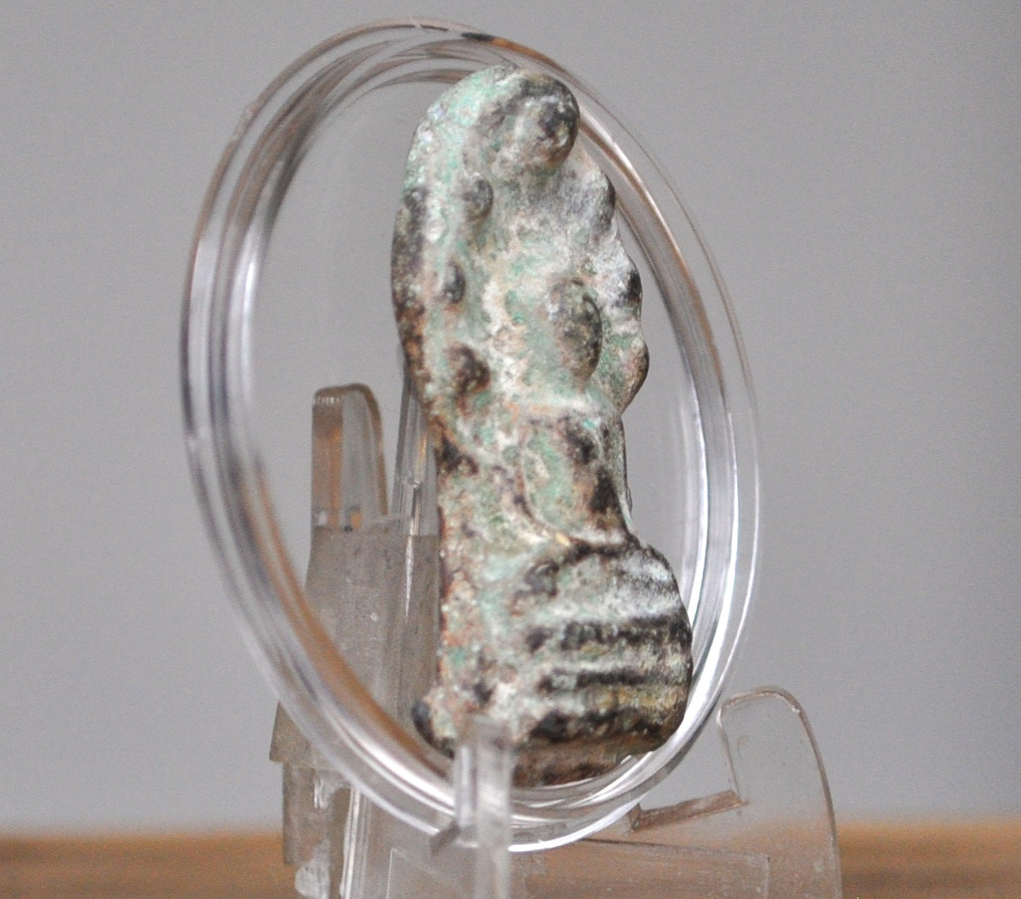 Naga 7 Headed Snake Nak Prok Metal Mediation Keepsake - Thailand Lanna Metal Naga Miniature Statue - Buddhist Siam Wat Nak Prok Temple - Phra Nakprok Statue