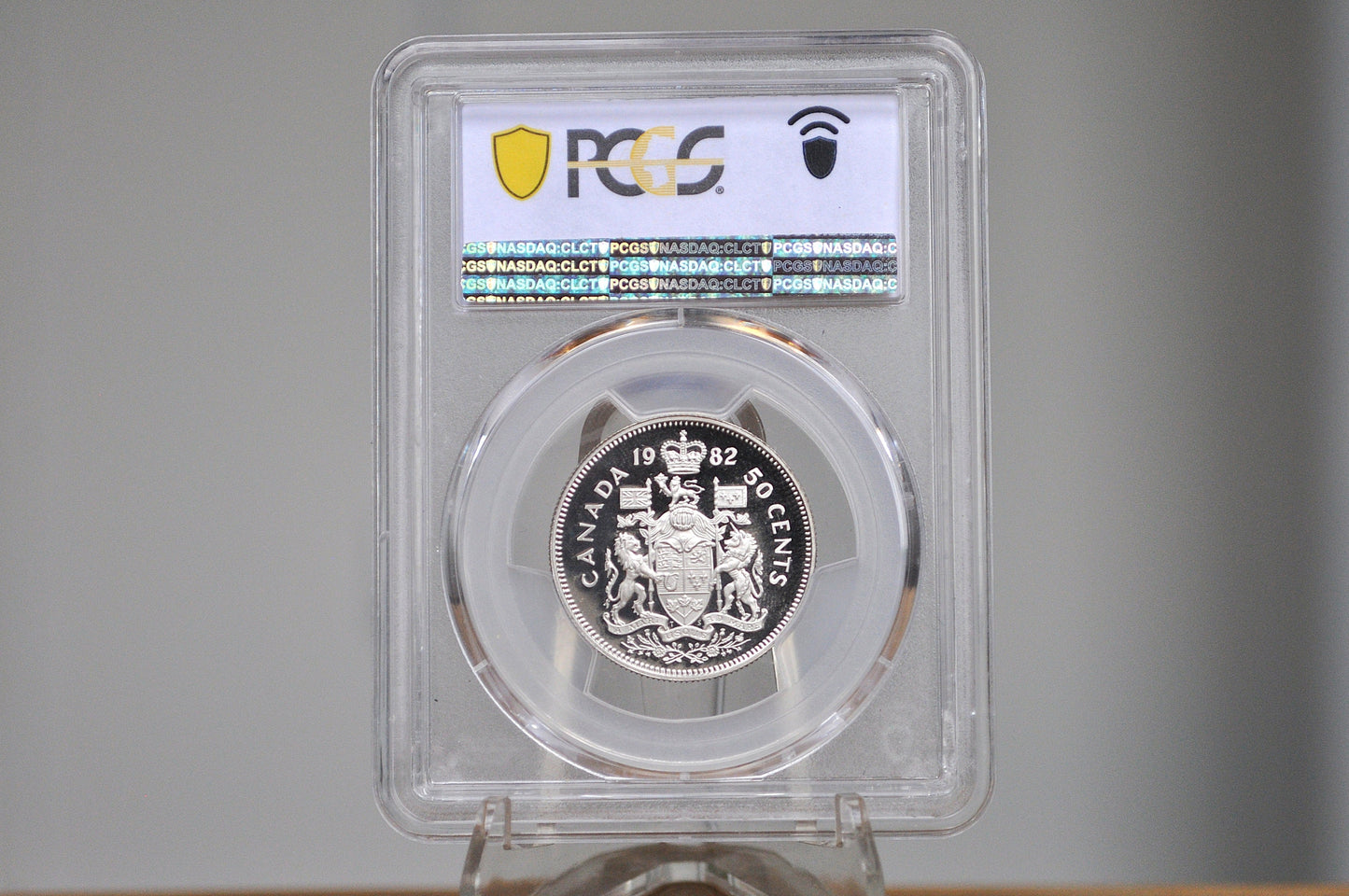 1982 Canadian Half Dollar - Graded PR69 Deep Cameo Proof - 50 Cent Canada 1982 - Queen Elizabeth II -