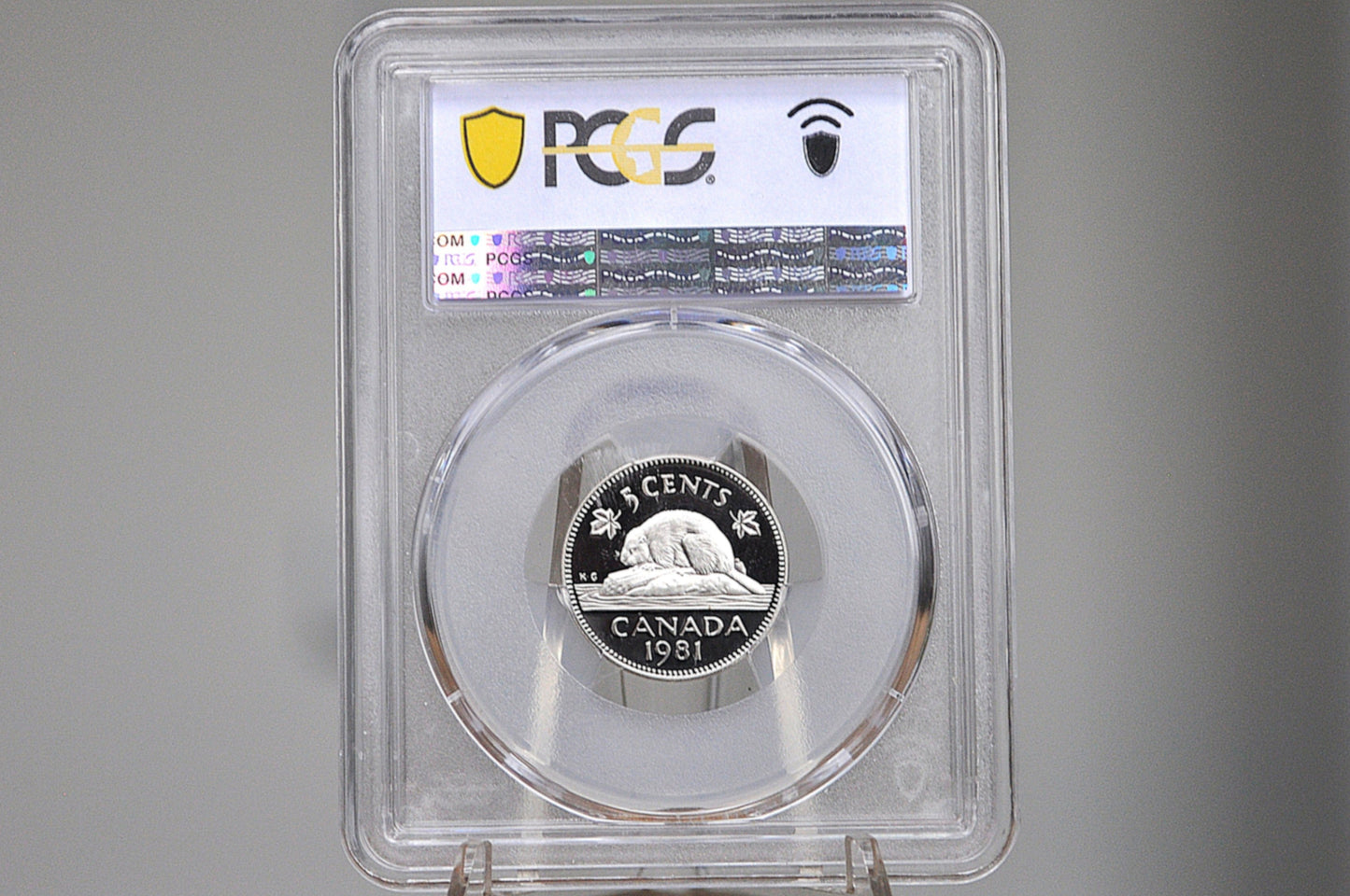 1981 Canadian 5 Cent - Graded PR69 Deep Cameo Proof - 5 Cent Canada 1981 - Queen Elizabeth II -