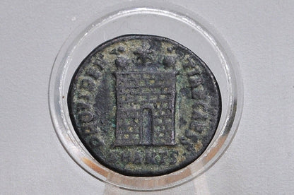 Constantine II 325-326 AE, RIC VII Antioch Mint 65 Roman Follis - Campgate, 10 layer, SMANTS Reverse - Ancient Coins - Great Condition -