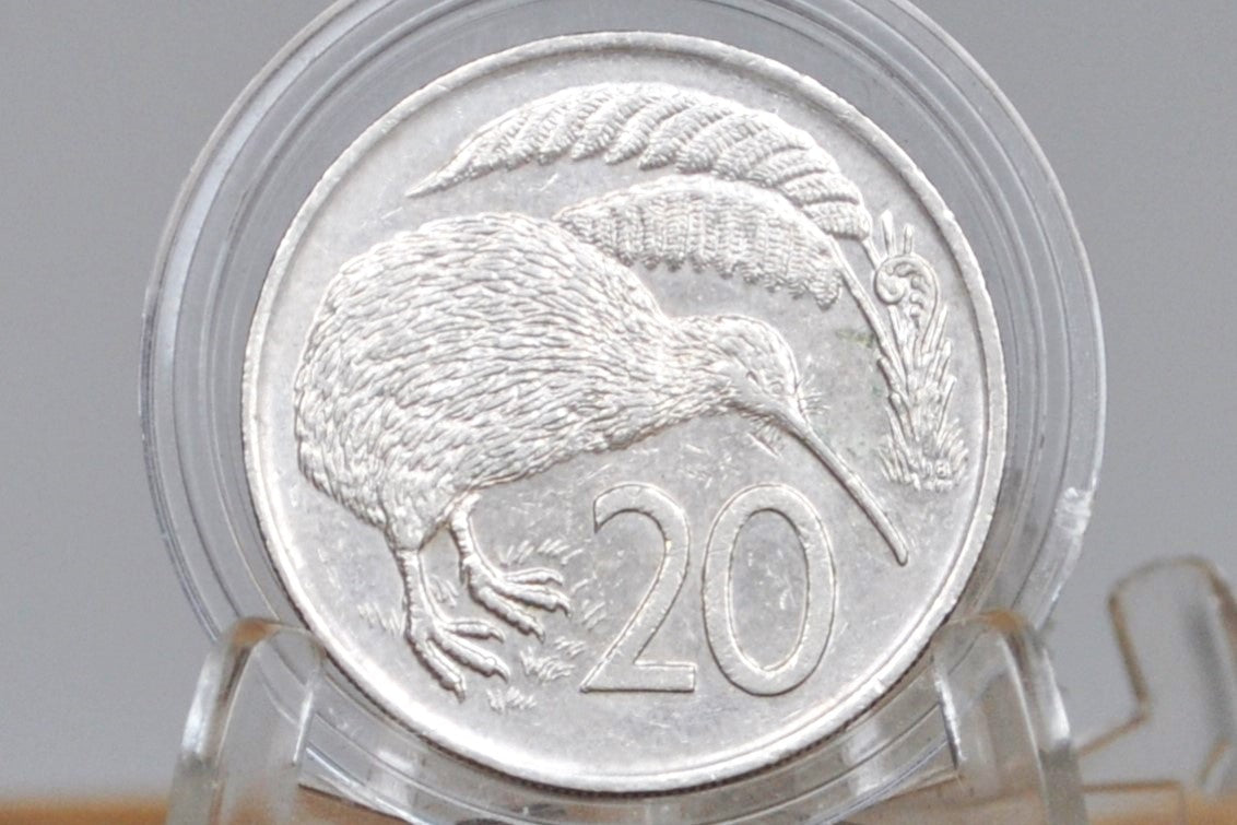 New Zealand 20 Cent Coins! - Choose by Date / Coin - New Zealand Old Coins - Great Design, Kiwi Coin! Kiwi Design