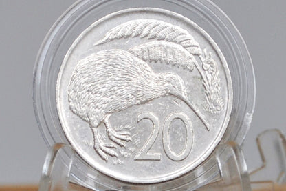 New Zealand 20 Cent Coins! - Choose by Date / Coin - New Zealand Old Coins - Great Design, Kiwi Coin! Kiwi Design
