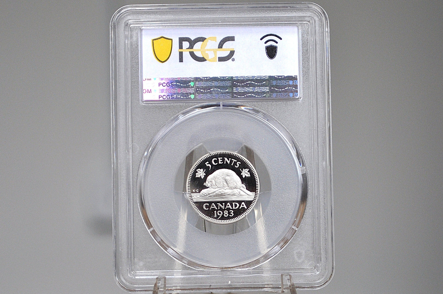 1983 Canadian 5 Cent - Graded PR69 Deep Cameo Proof - 5 Cent Canada 1983 - Queen Elizabeth II -