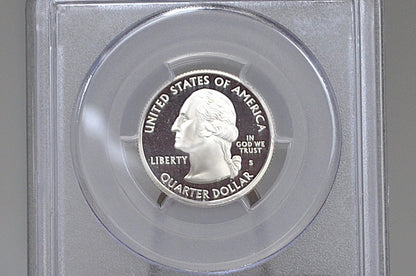 2007-S Idaho Silver Proof Idaho Quarter - Graded PCGS PR69 Deep Cameo - San Francisco Mint - 2007 Proof State Quarter 2007-S