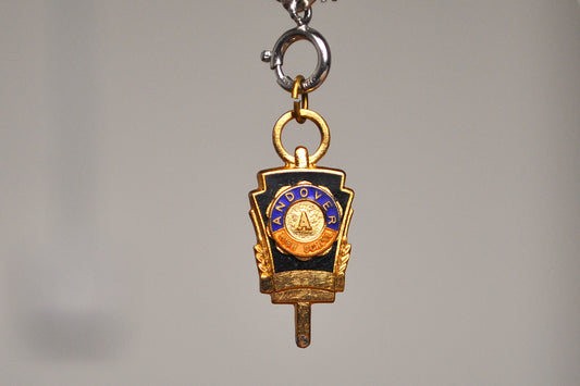Vintage 1960s Kay Jewelers Andover High School Pendant - Vintage Pendant Charm - Andover, Massachusetts