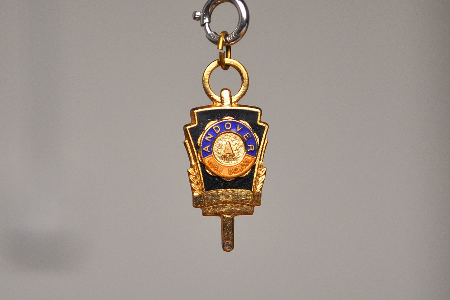 Vintage 1960s Kay Jewelers Andover High School Pendant - Vintage Pendant Charm - Andover, Massachusetts
