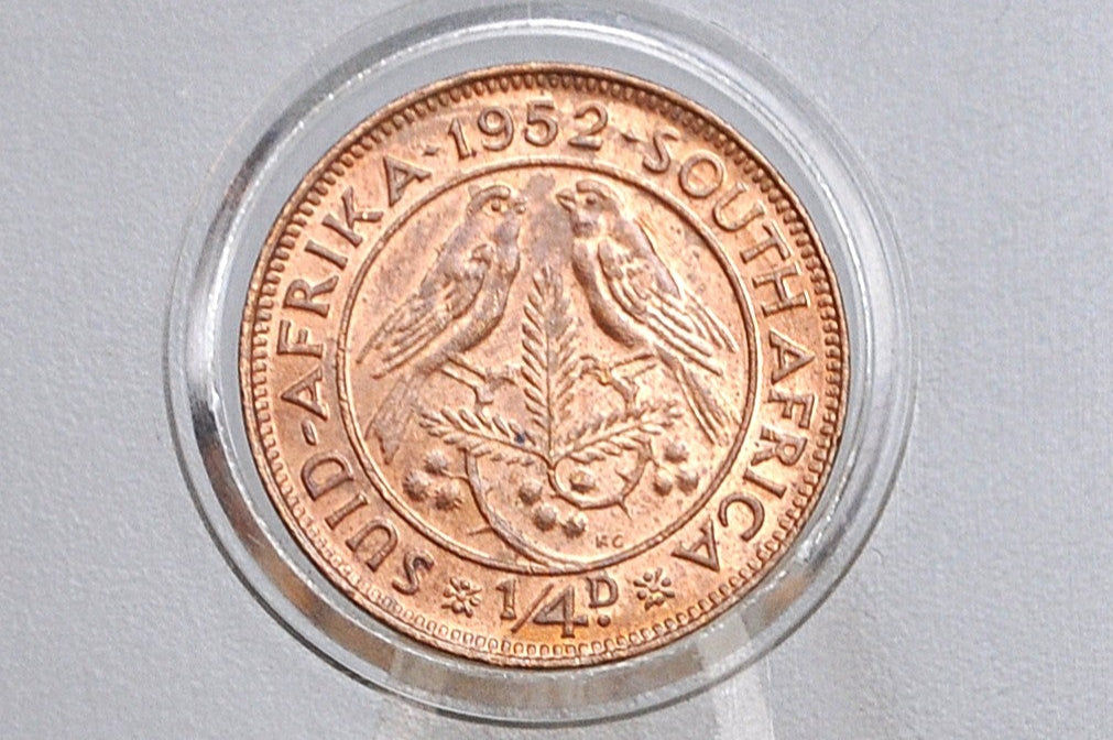 1950s South Africa 1/4 Penny UK Issue - Great Condition - Choose by Date - Great Coin for a Collection -