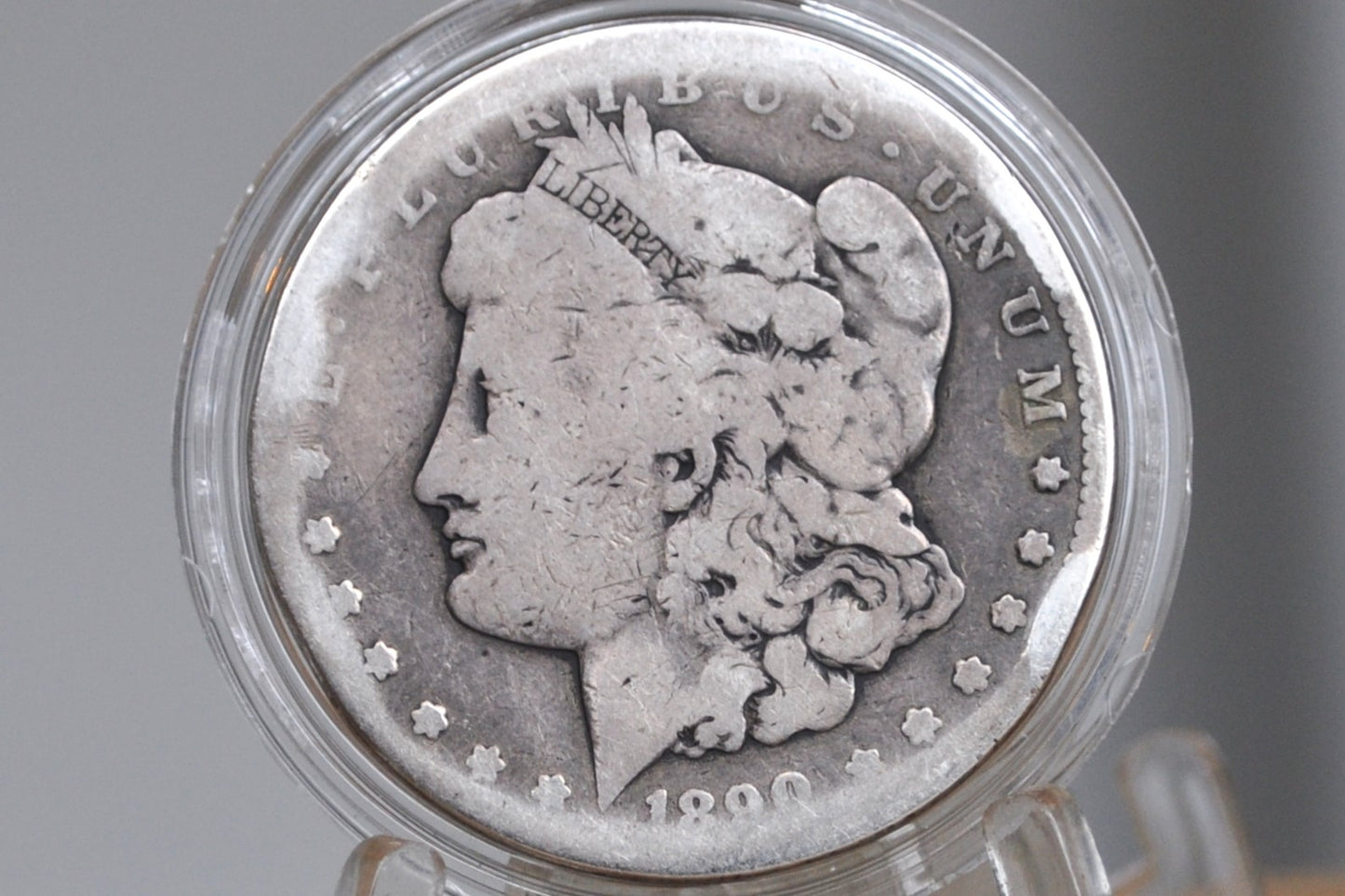 1890-CC Morgan Dollar - AG Grade / Condition - Carson City Mint - 1890CC Morgan Silver Dollar 1890 CC Mint Dollar 1890 Silver Dollar