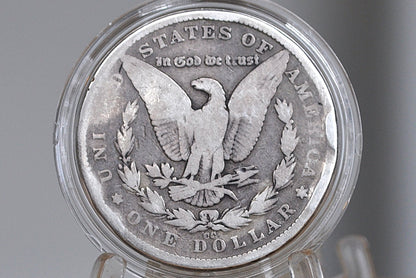 1890-CC Morgan Dollar - AG Grade / Condition - Carson City Mint - 1890CC Morgan Silver Dollar 1890 CC Mint Dollar 1890 Silver Dollar