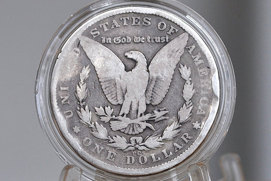 1890-CC Morgan Dollar - AG Grade / Condition - Carson City Mint - 1890CC Morgan Silver Dollar 1890 CC Mint Dollar 1890 Silver Dollar
