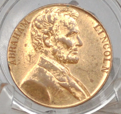 Abraham Lincoln Ten Cents Payable In Merchandise Trade Token - .10 Cent Payable In Merchandise Abraham Lincoln Token
