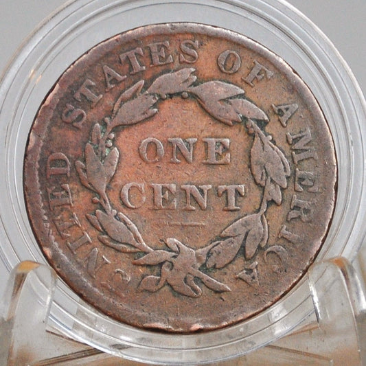 1834 Matron Head Liberty Head Large Cent Large 8, Small Stars, Medium Letters VG/VG+