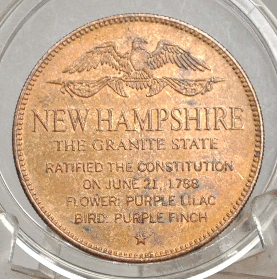 New Hampshire, The Ninth State Commemorative Token - 1788, The Granite State Commemorative State Coin