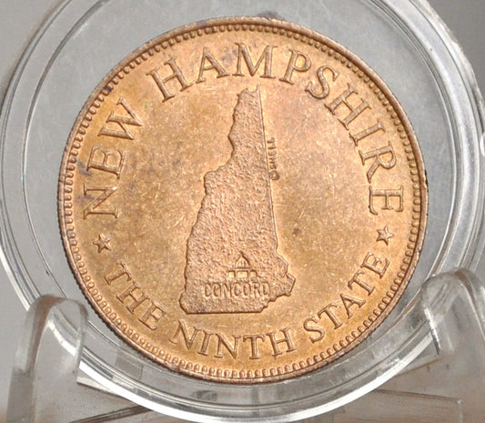 New Hampshire, The Ninth State Commemorative Token - 1788, The Granite State Commemorative State Coin