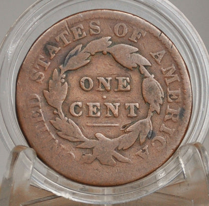 1834 Matron Head Liberty Head Large Cent Small 8, Large Stars, Medium Letters GOOD