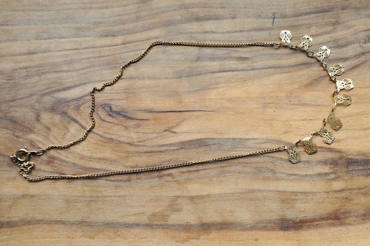 Beautiful Tiny Owl Charm Laser Cut Copper Necklace - 16 Inches - Athena Necklace