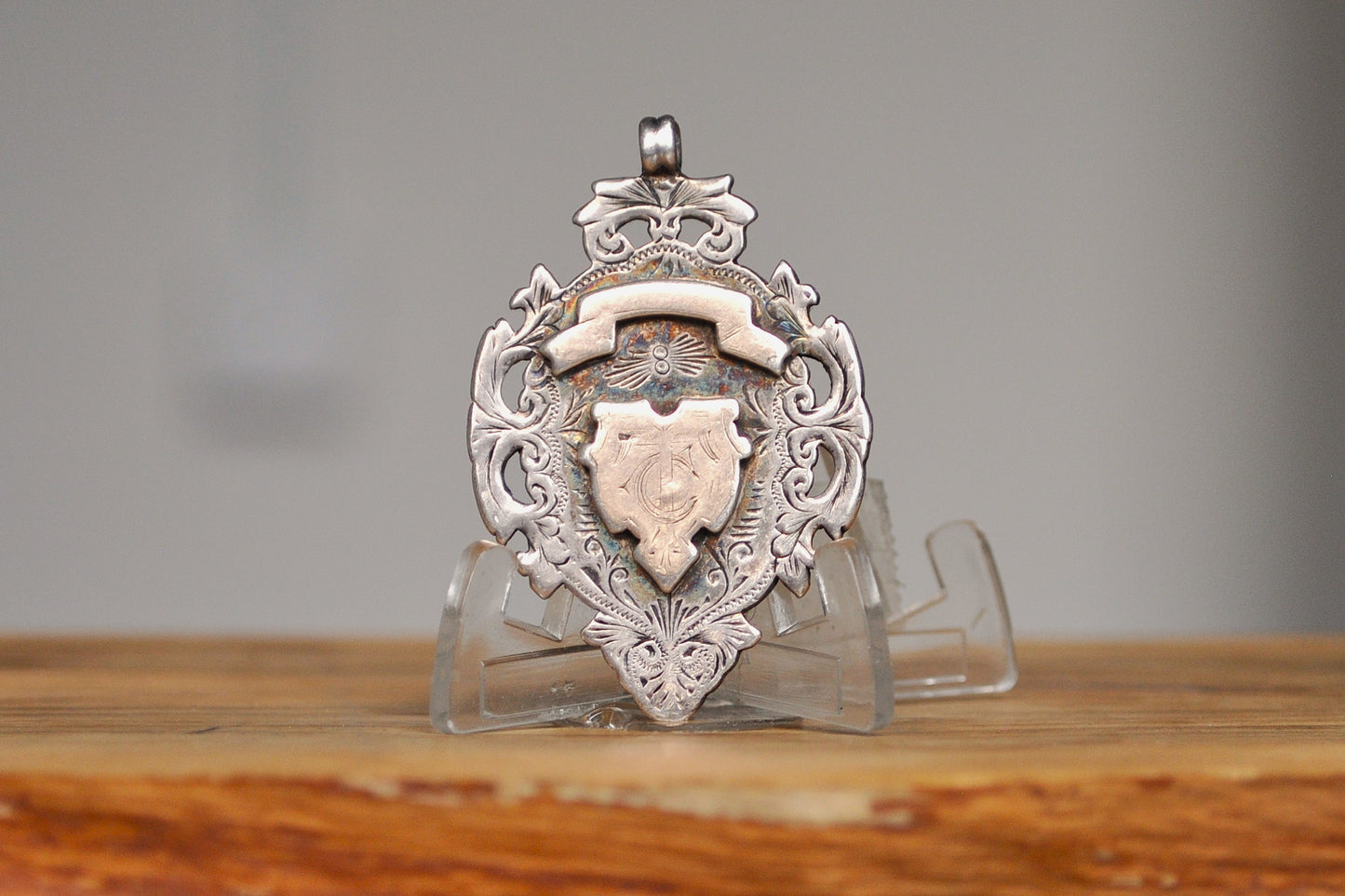 Antique 1897-1898 Vauxhall Rangers Football Club Midfielder Award Medal - C. Turner Recipient - Sterling Silver Soccer Medal - Vauxhall Rangers FC