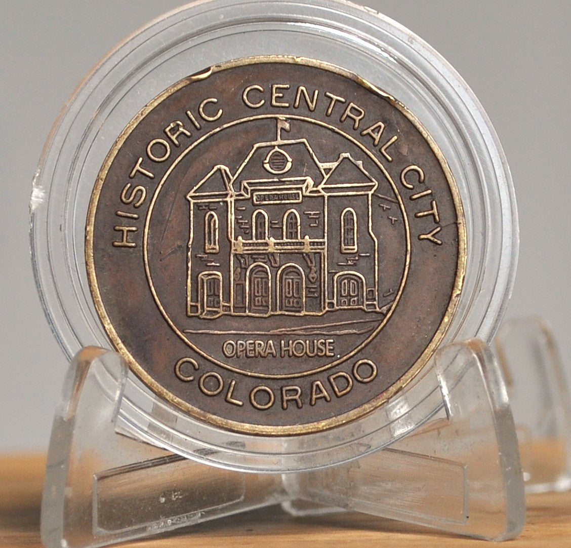 Good Luck Token from the Historic Central City Opera House in Colorado - Colorado Opera House Commemorative Good-Luck Token
