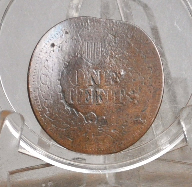 1900 Elongated/Flattened Indian Head Penny - Vintage Elongated Indian Head Penny Cent 1900