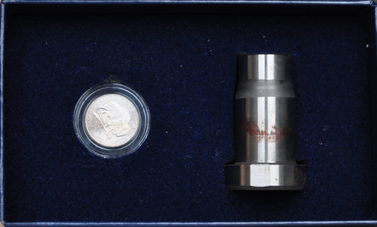 2005 United States Mint Jefferson Westward Journey Die and Nickel Set - Denver Mint, Philadelphia Mint - 2005 Bison Nickel Proof - Set with Certificate and Serial Code -