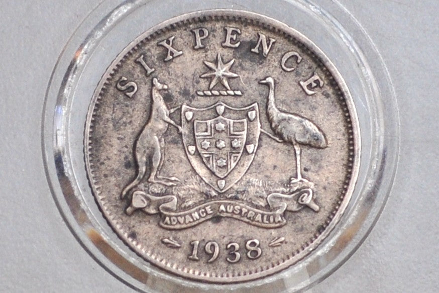 Australian Silver Sixpence - Choose by Date - Australian Six Pence 6 Pence From Australia