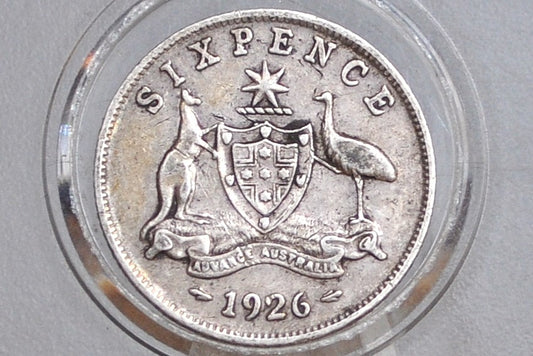 Australian Silver Sixpence - Choose by Date - Australian Six Pence 6 Pence From Australia